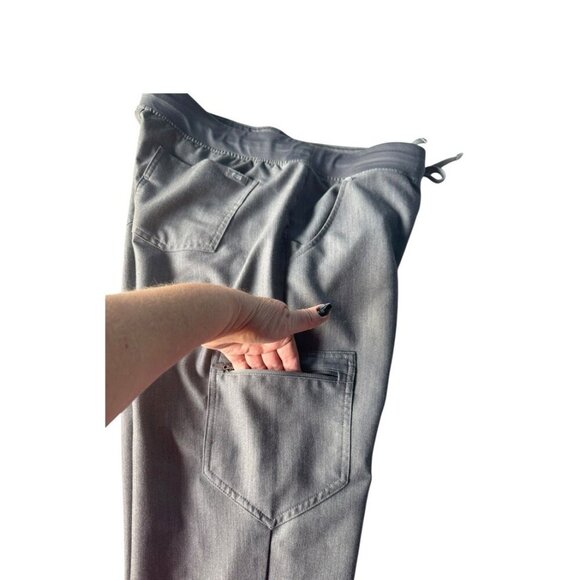 Figs Women's Sz M Gray Zamora Technical Collection Scrub Pants Joggers - Picture 9 of 11